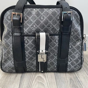 L.A.M.B Gwen Stefani Oxford Silver Triple Zipper Handbag - Picture 1 of 20