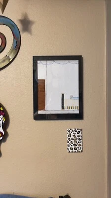 Arte minimalista de medios mixtos Foto 1 de 3