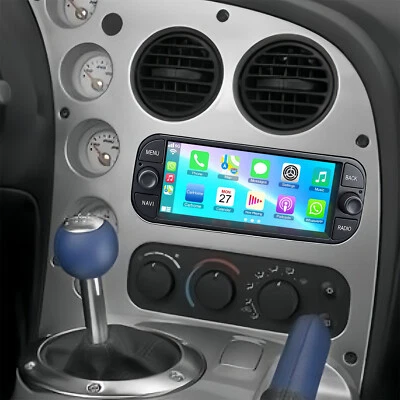 For 2004-2010 Dodge Viper Android 13 Carplay 6.86" Car Stereo Radio GPS Wifi BT - Image 1 of 4