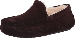 UGG MEN ASCOT WIDE Shoes Espresso New - Picture 1 of 8