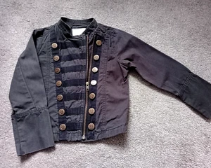 NEXT Girl's Short Cotton Jacket (6 Years) Dark Grey (Full Description Below) - Picture 1 of 5
