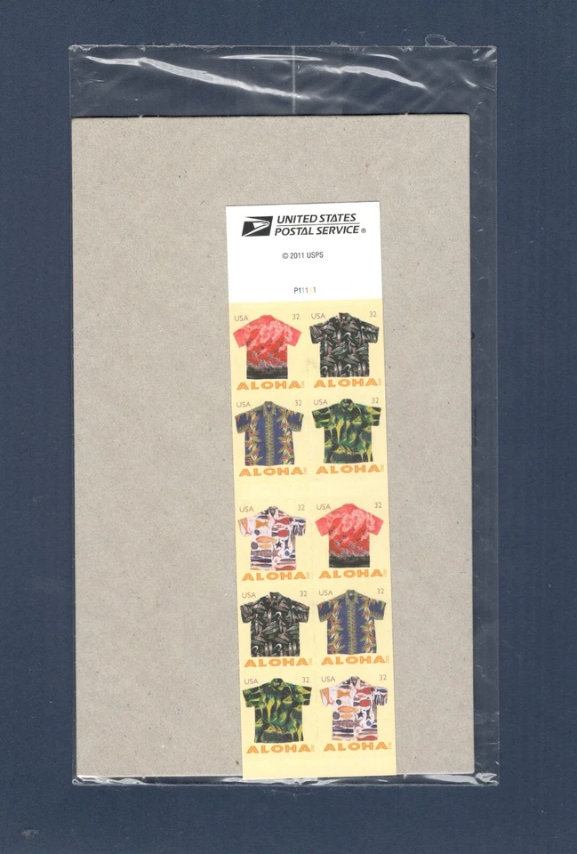 Sc # 4682-4686 (4686b) ~ Booklet of 10 ~ 32 cent Aloha Shirts Issue - Image 1 of 1