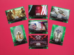 2019 Star Wars The Rise of Skywalker Series One Green Parallel You Pick Cards