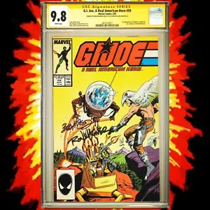 CGC 9.8 SS GI Joe A Real American Hero #59 signed by Ron Wagner & Bob McLeod - Picture 1 of 2