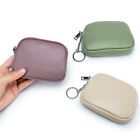 Soft Cow Leather Slim Wallet Genuine Leather Key Holder Small Money Bag  Women