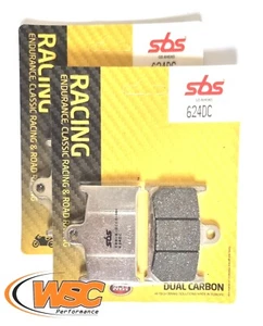 SBS 624DC Dual Carbon Race brake pads *2 Pairs* GSXR750 1100 Triumph 955 DAYTONA - Picture 1 of 1