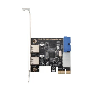 PCI-E to USB 3.0 Expansion Card Adapter 5Gbps Transfer Rate for F1B6 - Picture 1 of 6
