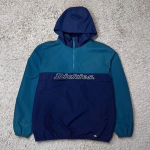 Dickies Anorak Large Glow-In-The-Dark Logo 1/3 Zip Size Men's L - Picture 1 of 8