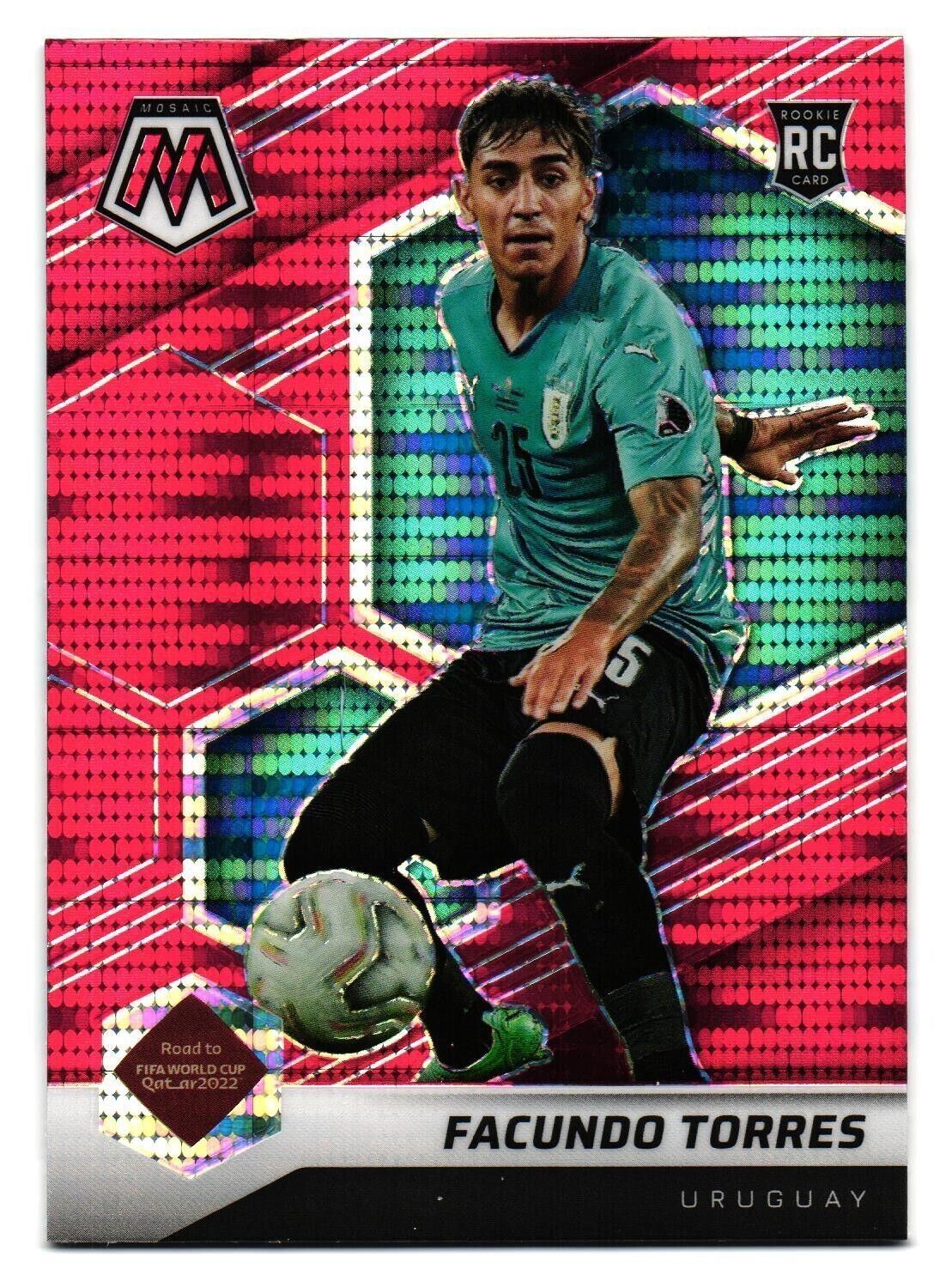 2021-22 Mosaic FIFA Road to World Cup Red Pulsar #118 FACUNDO TORRES URUGUAY