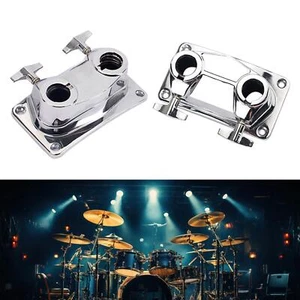 Drum Tom Mount Tom Cymbal Base Clamp Stable High Reliability Universal Drums - Picture 1 of 13