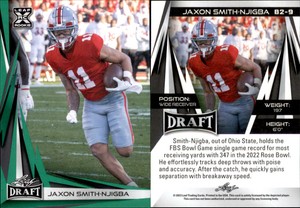 2023 Leaf #B2-9 Jaxson Smith Njigba - Near Mint or Better