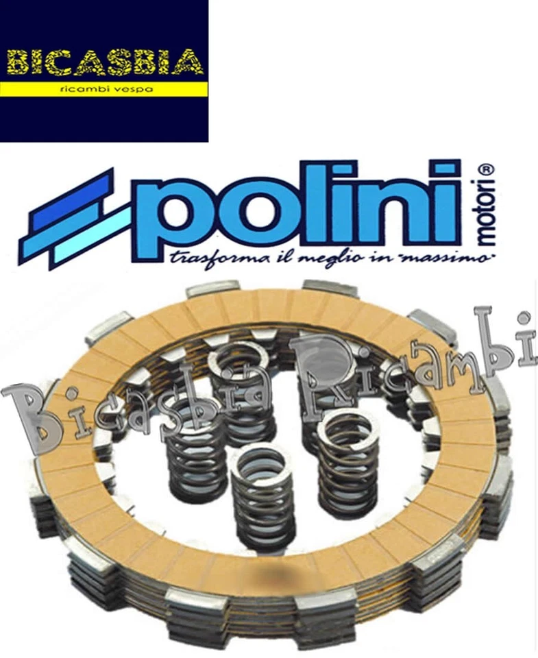 8849 - Juego de discos de embrague Polini Derbi 50 GPR Nude Racing Senda DRD R Foto 1 de 1