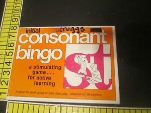 Initial Consonant Bingo by Trend Enterprises