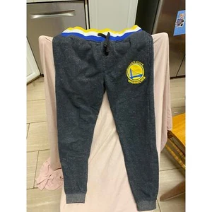 Kids NBA Golden State Warriors Sweatpants Size Large - Picture 1 of 3