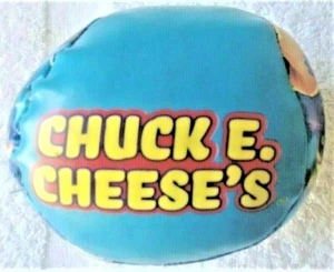 CHUCK E CHEESE FOAM SOFT PLUSH BALL VINYL COVER TOY - Picture 1 of 2