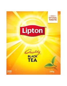 Lipton Tea Bags Quality Black 200gm 100 Pack x 1 - Picture 1 of 1