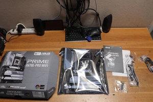 ASUS Prime X670E-PRO WiFi AM5 LGA 1718 ATX DDR5 M.2 Motherboard - Picture 1 of 4