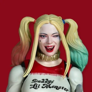 1/10 Custom DC Universe Harley Quinn Margot Robbie Mcfarlane Head Sculpt - Bild 1 von 2