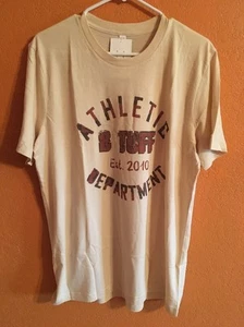 B. TUFF JEANS MENS T-SHIRT  Large Beige Soft Comfortable - Picture 1 of 7