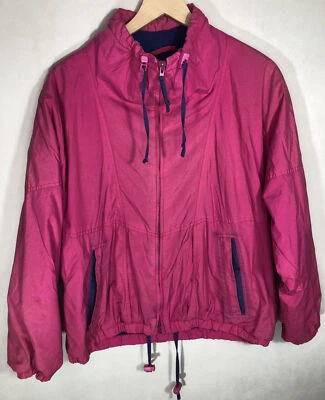 Chaqueta de invierno informal forrada de vellón rosa púrpura Pacific Trail de colección para mujer grande Foto 1 de 4