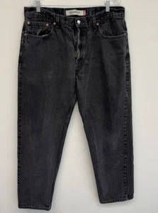 Y2K Levi Strauss 550 Relaxed Fit Jeans Herren 38x34 High Waist Schwarz Denim - Bild 1 von 8