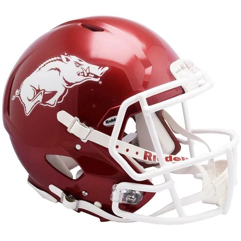 *SALE* ARKANSAS RAZORBACKS FULL SIZE SPEED REPLICA FOOTBALL HELMET NCAA! Cover