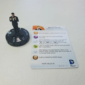 DC Heroclix Batman set Bruce Wayne #002 Common figure card - Picture 1 of 7