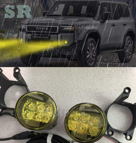 For Toyota LC250 Land Cruiser Prado 2024+ Highlight LED Front Bumper ...