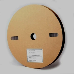IZZY HEAT SHRINK HS-0.5-CLR-SP 100' CLEAR Spool 1/2" Heat Shrink No Adhesive - Picture 1 of 1
