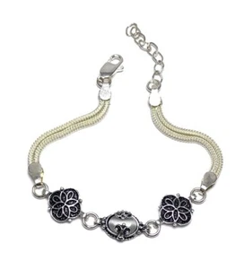 Handmade Bracelet Jewelry Made of Sterling Silver - Picture 1 of 1