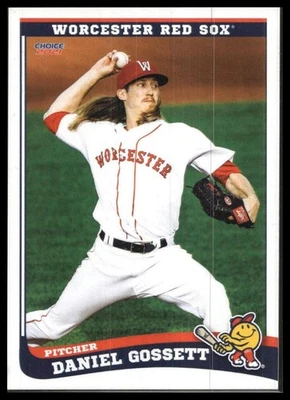 2021 Choice Worcester Red Sox #20 Daniel Gossett - Image 1 of 2