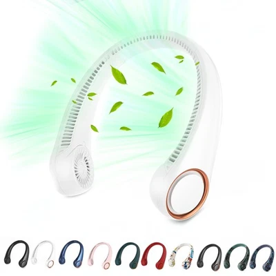 Portable Neck Fan, Hands Free Personal Fan,360° Airflow,3-16 Running Hours, - Image 1 of 4