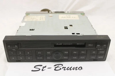 Equipo de audio receptor de radio Am-fm-estéreo-cassette compatible con 98-03 AUDI A6 1444866 Foto 1 de 4