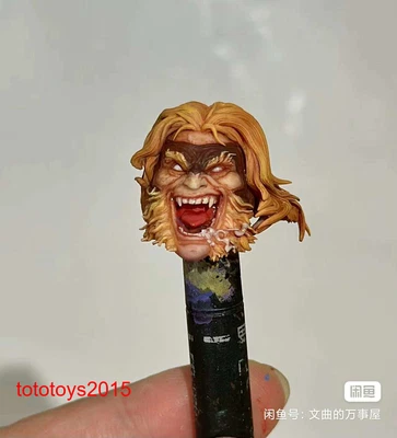 Figura esculpida cabeza Victor Creed diente de sable 1:6 1:12 1:18 para hombre de 12"" 6"" 3,75"" Foto 1 de 4