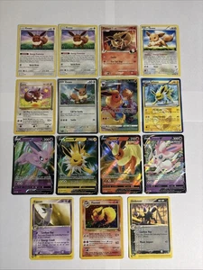 15x HOLO Rare Eeveelutions WOTC Pokemon Card Lot- Jolteon Flareon Umbreon Espeon - Picture 1 of 13