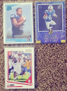Nyheim Hines 3 Karten Rookie Lot  - Bild 1 von 2