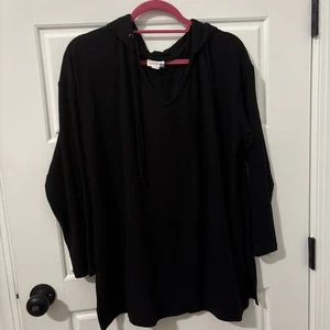 LuLaRoe Eliza - Taglia XL - Felpa leggera con cappuccio - Articolo 899 - Foto 1 di 5