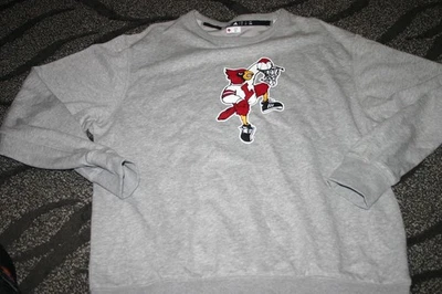 Louisville Cardinals Adidas баскетбольная команда выпущенный серый Crewneck толстовка LT - Изображение 1 из 2