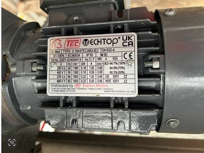 3 PHASE ELECTRIC MOTOR 0.09KW TO 30KW 1400RPM 2800RPM 900RPM THREE PHASE 400V - Image 1 of 4