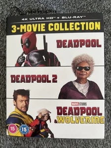Deadpool 1 2 3 (3 Movie) Deadpool & Wolverine Movie Collection 4K UHD & Blu-ray - Picture 1 of 4