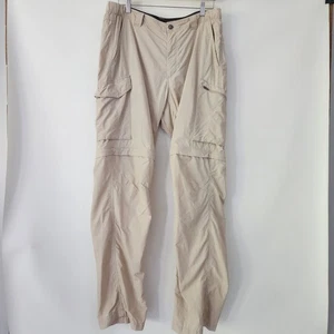 Columbia Sportswear Herren Convertible Cargo Hose Zip Off Legs Beige Größe 36x34 - Bild 1 von 5