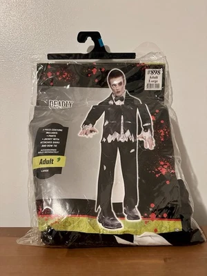 Fantasia de Halloween zumbi adulto grande - Imagem 1 de 2
