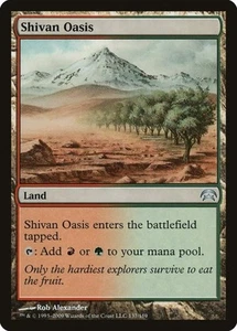 Shivan Oasis - Medium Play MTG Planechase - Picture 1 of 1