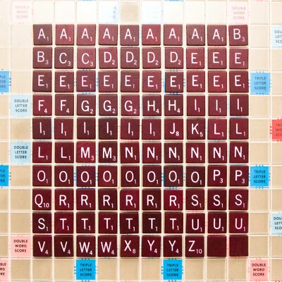 Scrabble 1977 edición Deluxe elige/elige x1 azulejo de reemplazo de madera roja solo Foto 1 de 4