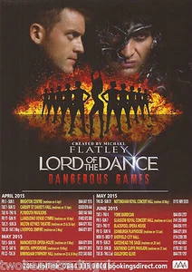 Event Promo Flyer: Lord Of The Dance - Dangerous Games: UK Tour 2015 - Foto 1 di 1