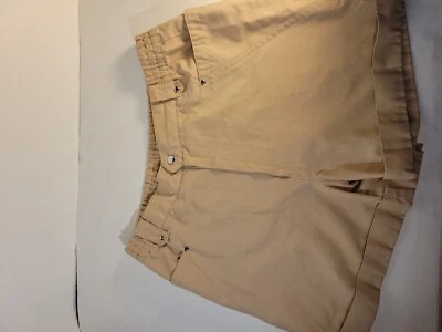 Pantalones cortos caqui ligeros para mujer C'est Joli talla S Foto 1 de 4