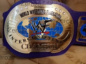 Oval IC Intercontinental Championship belt replica real leather - Picture 1 of 5