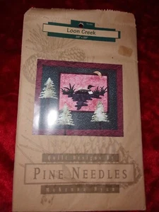 Vtg Pine Needles PN 304 Loon Creek 33" x 28” Quilt Pattern McKenna Ryan - Picture 1 of 3