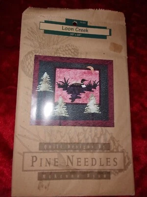 Vtg Pine Needles PN 304 Loon Creek 33" x 28” Quilt Pattern McKenna Ryan - Image 1 of 3