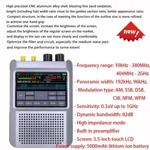 NUOVO ultimo firmware autorizzato 2.40 Malahit-DSP2 SDR ricevitore malachite LOTTO - Foto 1 di 17